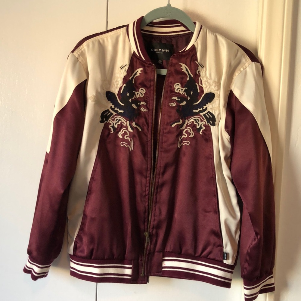 Obey Floral Bomber Jacket